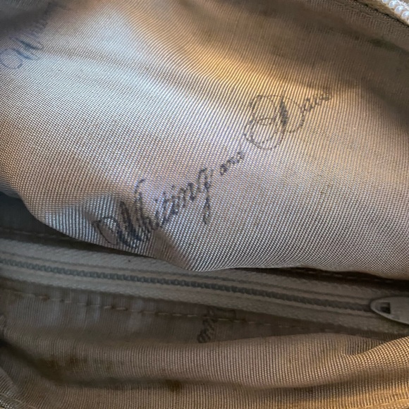 Vintage Whiting and Davis cross body bag. Silver /gray metal - Picture 2 of 2